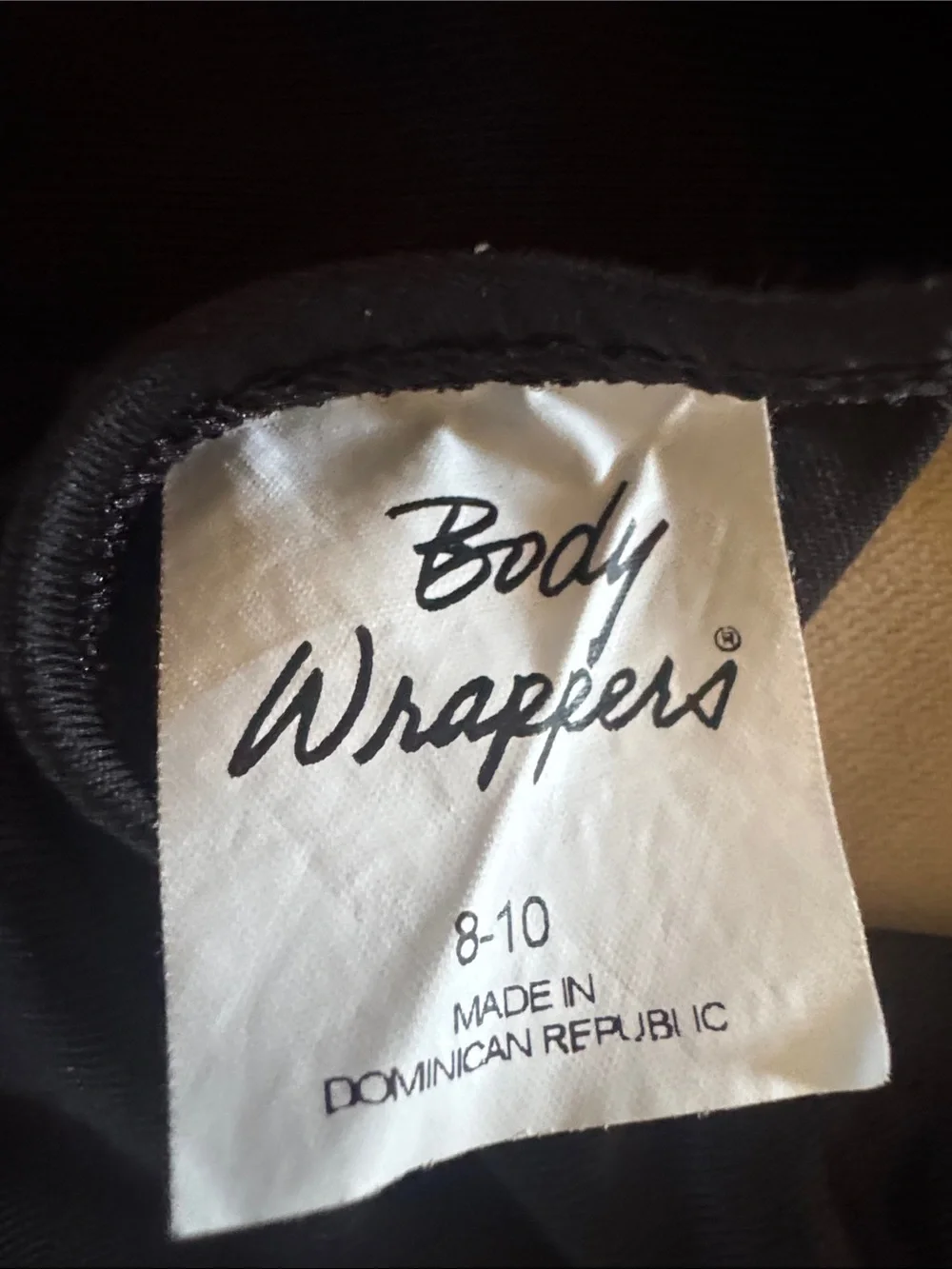 Body Wrappers Black Girls Dance Leotard 8-10